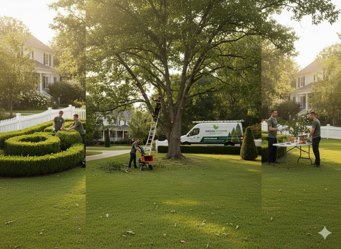 Professional tree care approach